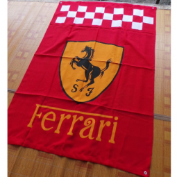 Ferrari Motors Logo Флаг 3 * 5 футов Открытый Ferrari Авто Баннер