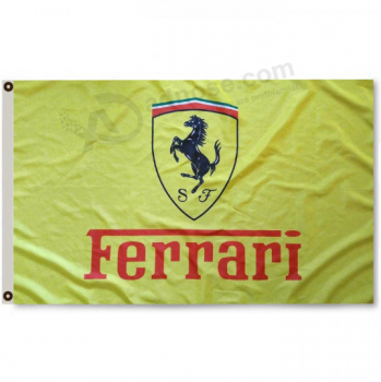 High Quality Ferrari advertising flag banners with grommet