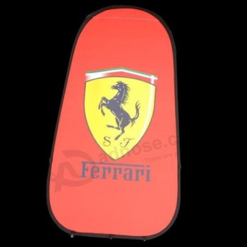 gedruckte Ferrari-Werbung Eine Rahmenfahnen-Gewohnheit
