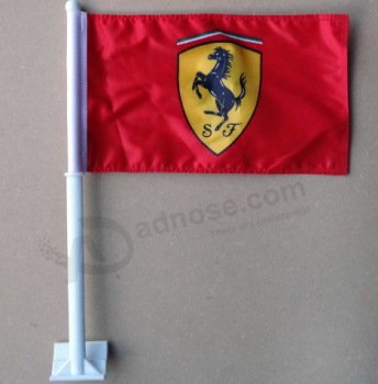 изготовленный на заказ флаг логотипа ferrari для окна автомобиля флаг автомобиля ferrari