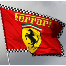 ветер полет на заказ флаги Ferrari Ferrari логотип полюс знаки