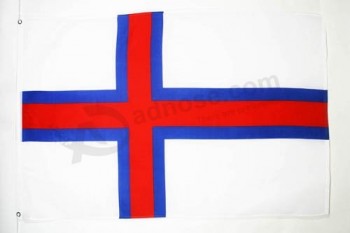 Faeröer eilanden vlag 3 'x 5' - Denemarken - Faeröerse vlaggen 90 x 150 cm - banner 3x5 ft