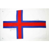 Faeröer eilanden vlag 3 'x 5' - Denemarken - Faeröerse vlaggen 90 x 150 cm - banner 3x5 ft