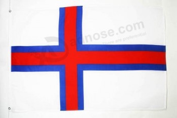 フェロー諸島の旗2 'x 3'-デンマーク-フェロー語の旗60 x 90 cm-バナー2x3フィート