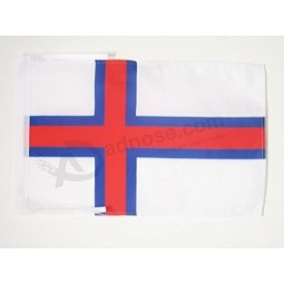 Faroe Islands Flag 2' x 3' for Outdoor - Denmark - Faroese Flags 90 x 60 cm - Banner 2x3 ft Knitted Polyester with Rings