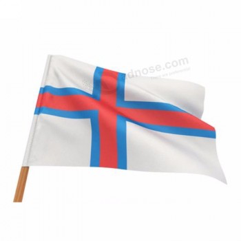 bandera de banderas de poliéster de las islas faroe 120 x 100d