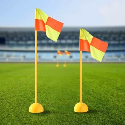 Fußball Fußballtraining Ecke Flagge Zeichen Fahnen Banner