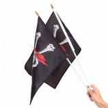 publicidad mano banderas bandera fantasma festival decoración deportiva con poste de plástico