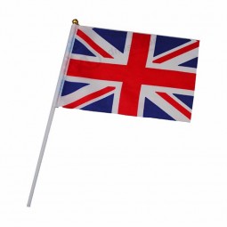 banderas de mano Todas las banderas de países con mástil de plástico poliéster