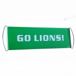 Advertising Cheering Hand Rolling Flag And Fan Scrolling Banner