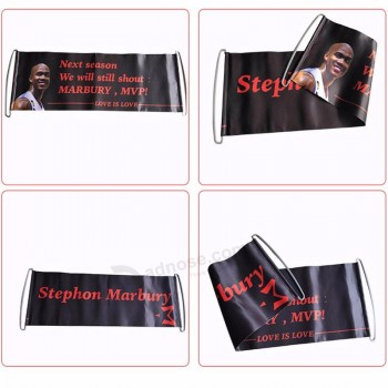 Fan support your idol flag  banner  sports Fan PE hand flag  banner