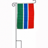 bandiera della bandiera del cortile nazionale di giorno nazionale Gambia