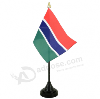 tabla de gambia bandera nacional bandera de escritorio de gambia