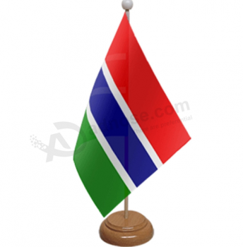 Mini Office Decorative Gambia Table Flag Wholesale