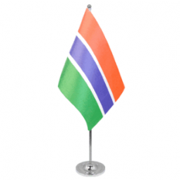 gambia nationale tafel vlag gambia land bureau vlag