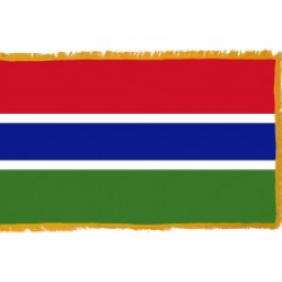 high quality gambia tassel pennant flag custom