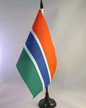 impressão digital poliéster gâmbia país tabela bandeira
