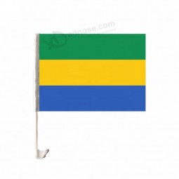 Neue Design Werbeflagge Gabun Autohaubenfenster Flagge Banner für den Verkauf
