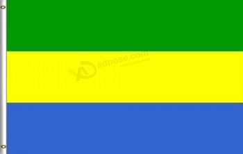 custom 3x5ft gabon flag with high quality