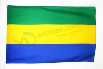 gabon flag 3' x 5' - gabonese flags 90 x 150 cm - banner 3x5 ft