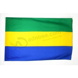 gabunische Flagge 3 'x 5' - gabunische Flaggen 90 x 150 cm - Banner 3x5 ft