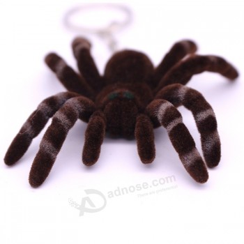 funny keychain spiders animal keys accesorias wholesale