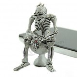 creative chic toilet skeleton skull purse Bag Key ring