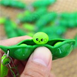 novelty funny soybean Pea bean Key chain For Men