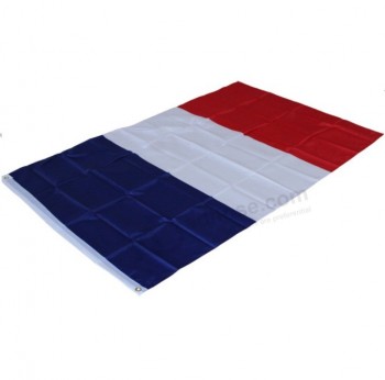 Country Polyester Screen Print France Flags, Flags France