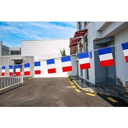 ミニフランス文字列旗フランス旗布バナー