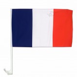 bandiera francese su ordinazione stampata digitale della finestra di automobile