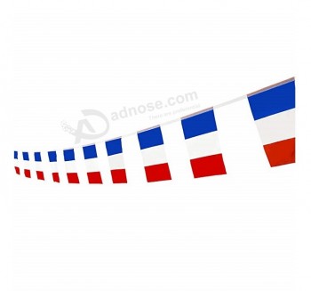 vlag van het stoffen internationale festival Frankrijk bunting