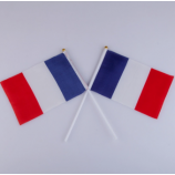 promotionele frankrijk hand vlag voor verkiezingen juichen