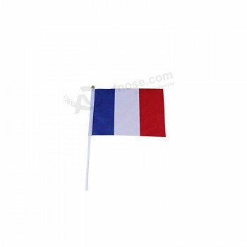 Fábrica de publicidad Francia banderas de mano para eventos