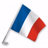 디지털 방식으로 인쇄 주문 로고 프랑스 차 깃발
