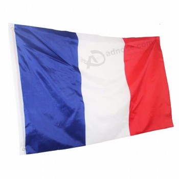 Bandeira de França bandeiras nacionais pendurado ao ar livre Bandeira francesa Bandeira