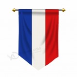 Venta caliente bandera de bandera de banderín de interior de francia