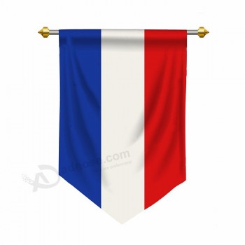 Hot selling indoor france pennant flag banner