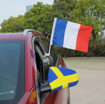 Tempo de entrega rápido bandeira do carro francês Janela do carro bandeira francesa 30 * 45 cm