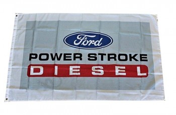 Mountfly Ford Diesel Trucks Power Stroke Trucking Heavy Duty Banner Flag 3X5 Feet Man Cave