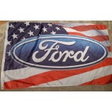 Wholesale custom high quality USA Ford Flag