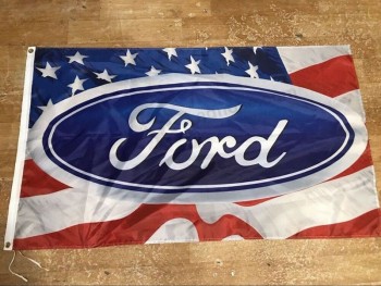 ford racing 3x5 футов баннер