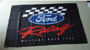 bandera de ford racing para car show, banner de ford, tamaño de 3X5 pies, 100% poliéster