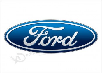 Ford Racing geruite 2-zijdige polyester 3 'x 5' huisvlag