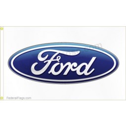 Fabrik direkt Großhandel benutzerdefinierte hohe Qualität 3x5 ft. Ford Logo Flagge