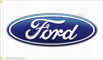 fabriek groothandel custom hoge kwaliteit 3x5 ft. ford logo vlag