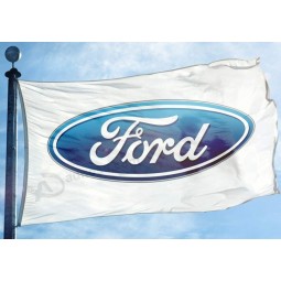 ford flag banner 3x5 ft motor company Carro branco