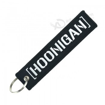 Top venta llavero bordado / llavero / jet tags personalizado