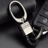 handgewebte hufeisen schnalle auto schlüsselbund schlüsselanhänger auto auto schlüsselanhänger ringe halter für audi bmw benz mazda toyota renault