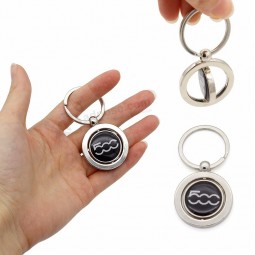 自動キーリング用BMW kiAアルファロメオフィアット500三菱ロゴメタルキーホルダーバッジキーリングエンブレムキーホルダーチェーン